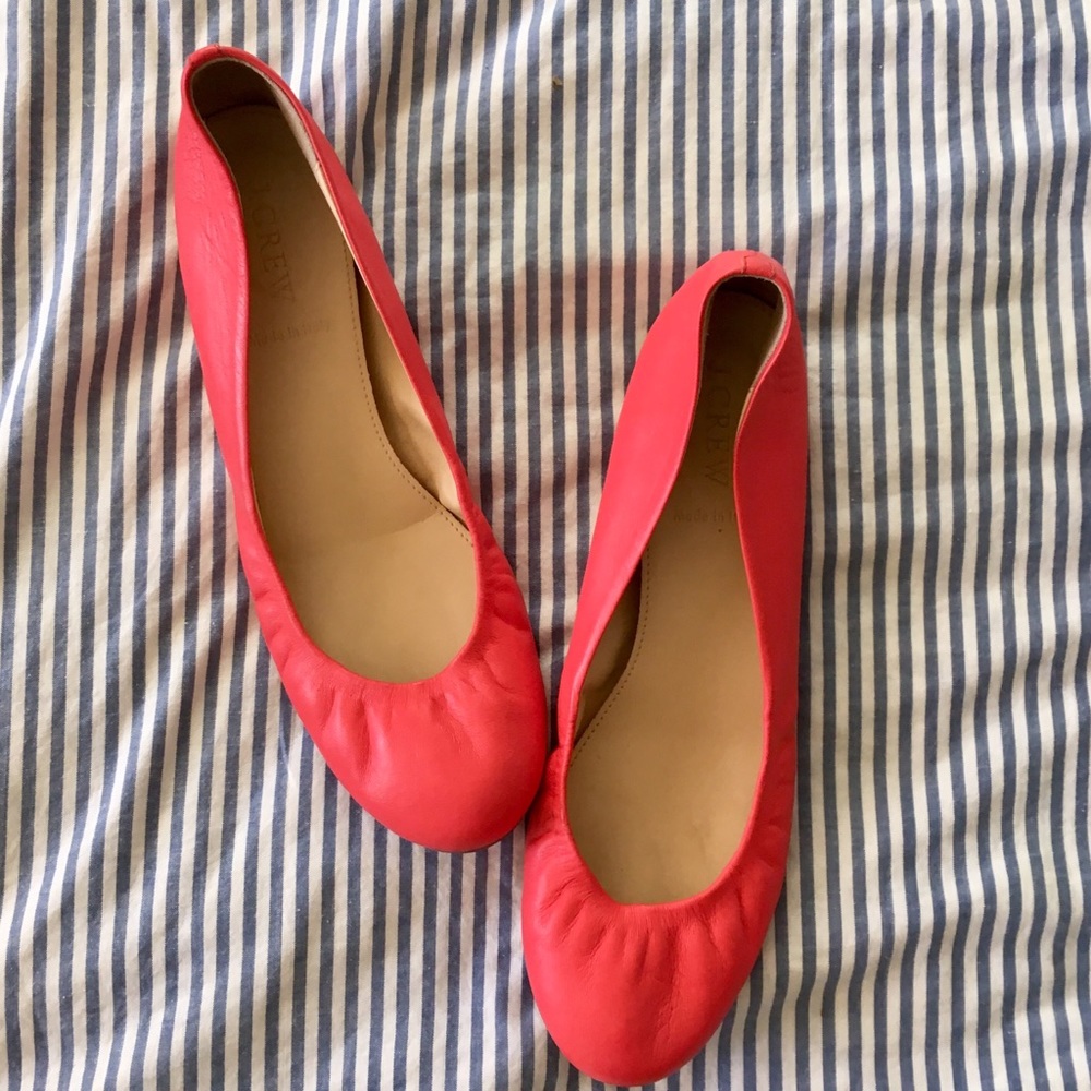 J.Crew | Red Flats